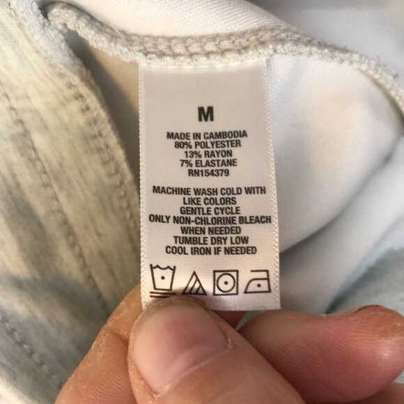 Aeropostale Sweatpants Medium Athletic Joggers Drawstring Heather Gray Pockets - Picture 7 of 10